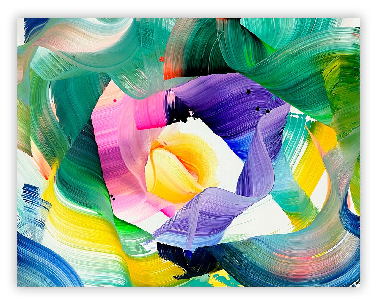 Abstract Painting di Nikolaos Schizas - Time Will Tell (Pittura astratta)