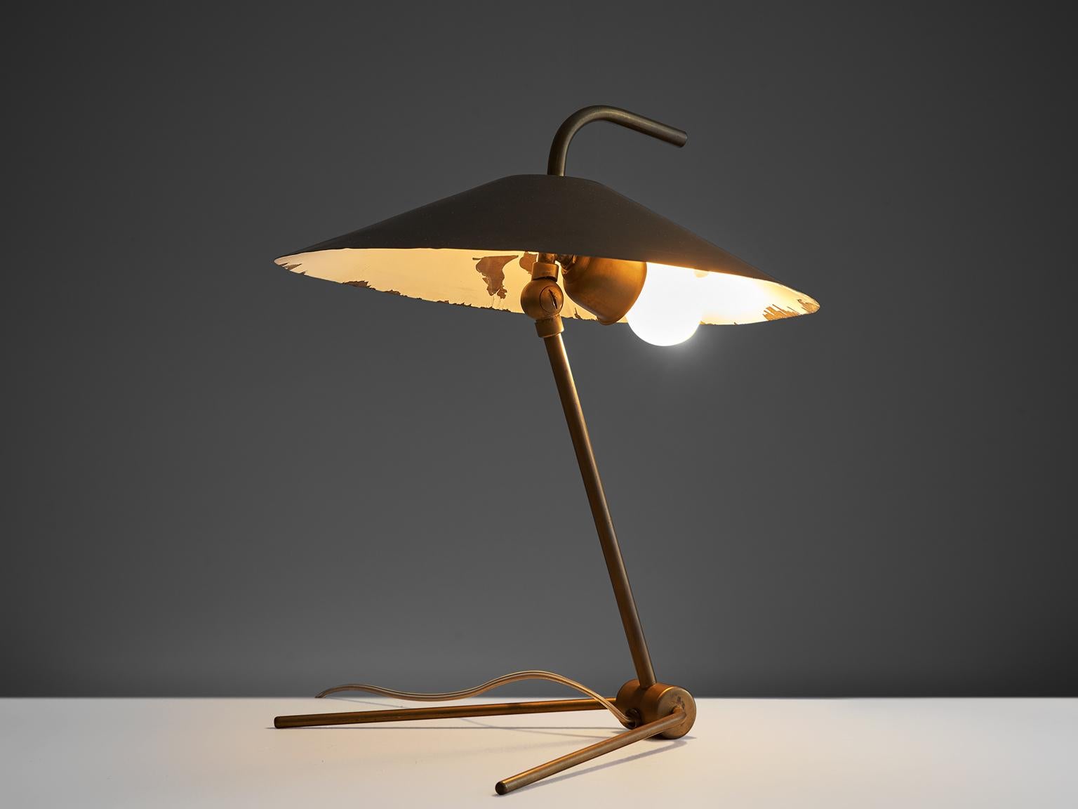 Italian Nikolay Diulgheroff Adjustable Table Lamp