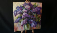 Lilacs In Vase - painting #1