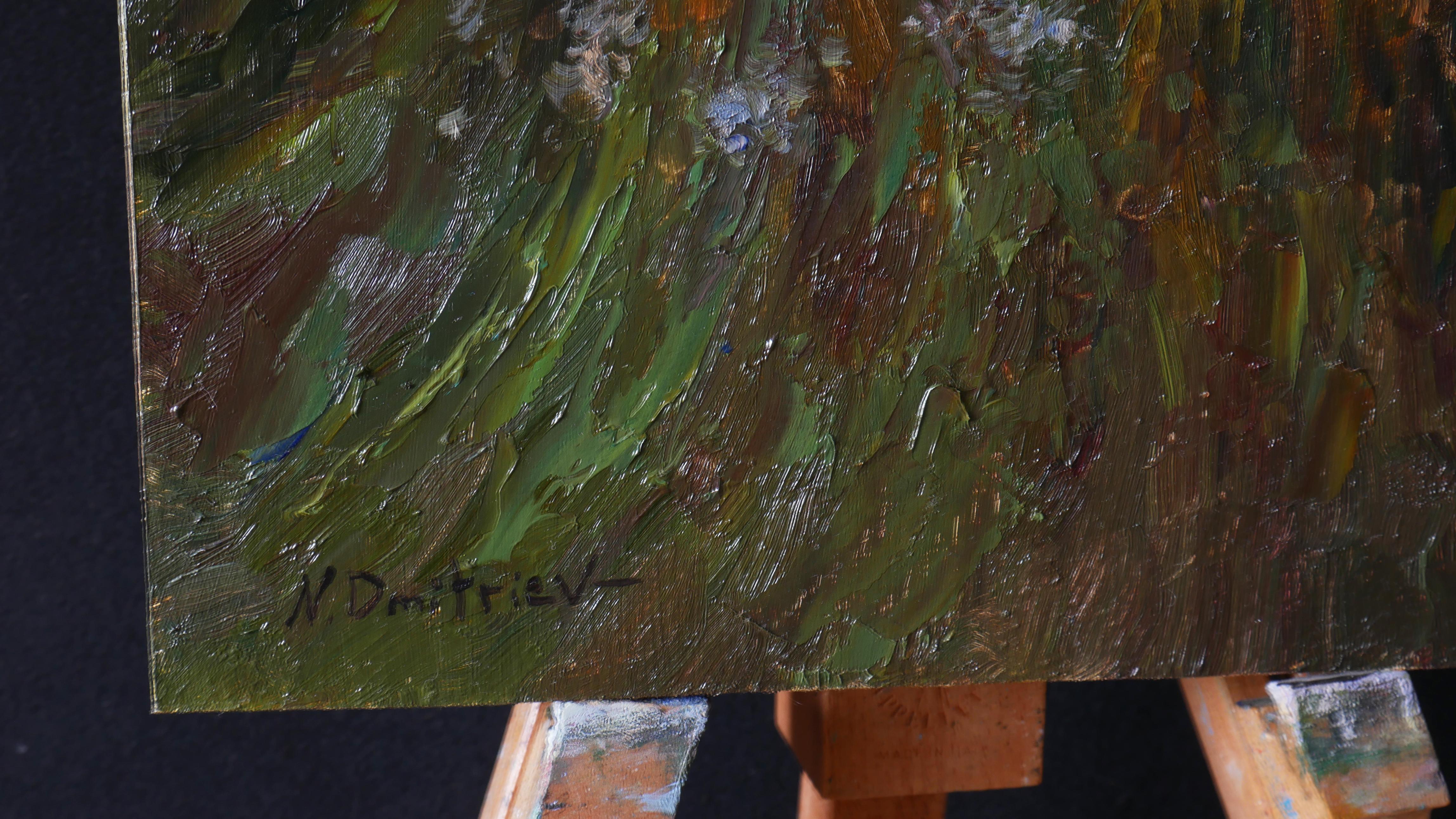 Herbstherbs 2- Impressionistische Landschaft, Gemälde im Angebot 4
