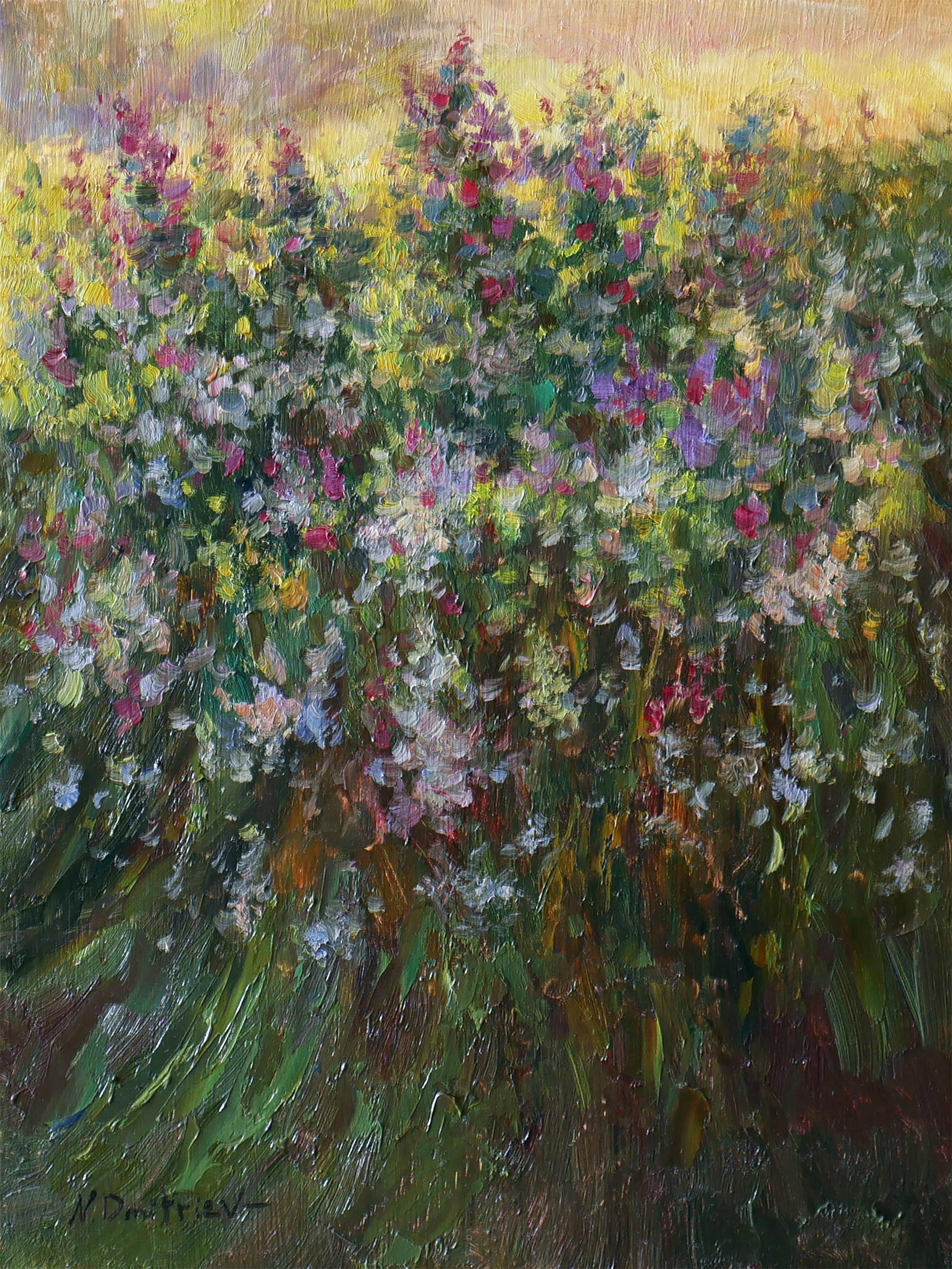 Herbstherbs 2- Impressionistische Landschaft, Gemälde