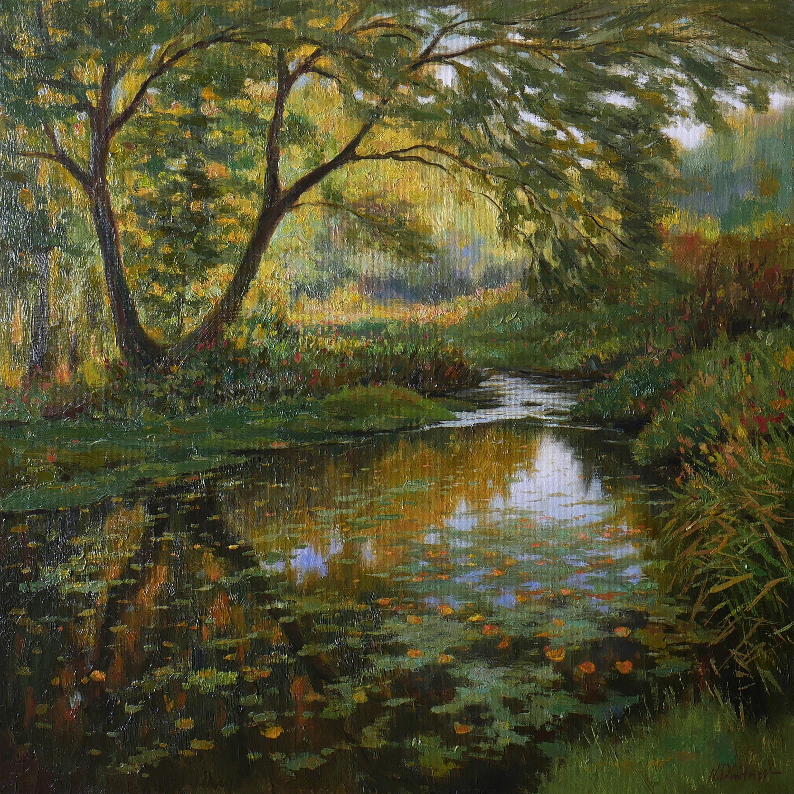 Interior Painting de Nikolay Dmitriev - Autumn Mood - pintura de paisaje otoñal