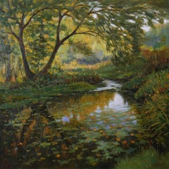 Autumn Mood - pintura de paisaje otoñal