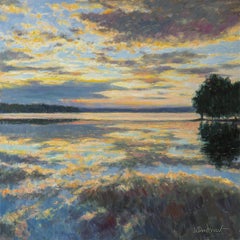 Wolken über dem See