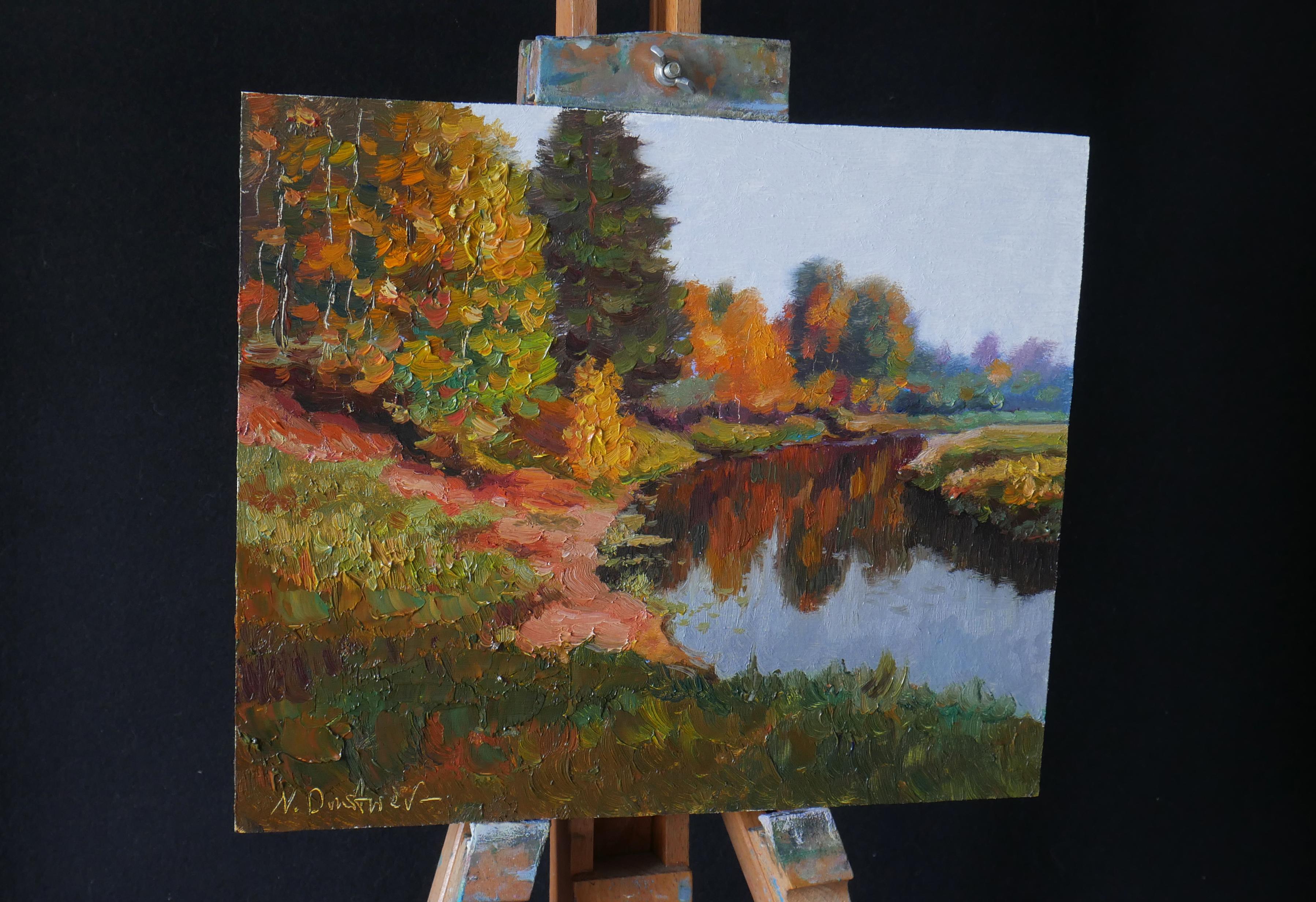 I colori dell'autunno - Painting di Nikolay Dmitriev