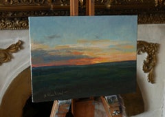 Elusive Evening Light. Oil painting
