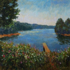 Hot Midday - Original Sommerlandschaft, Gemälde, Gemälde