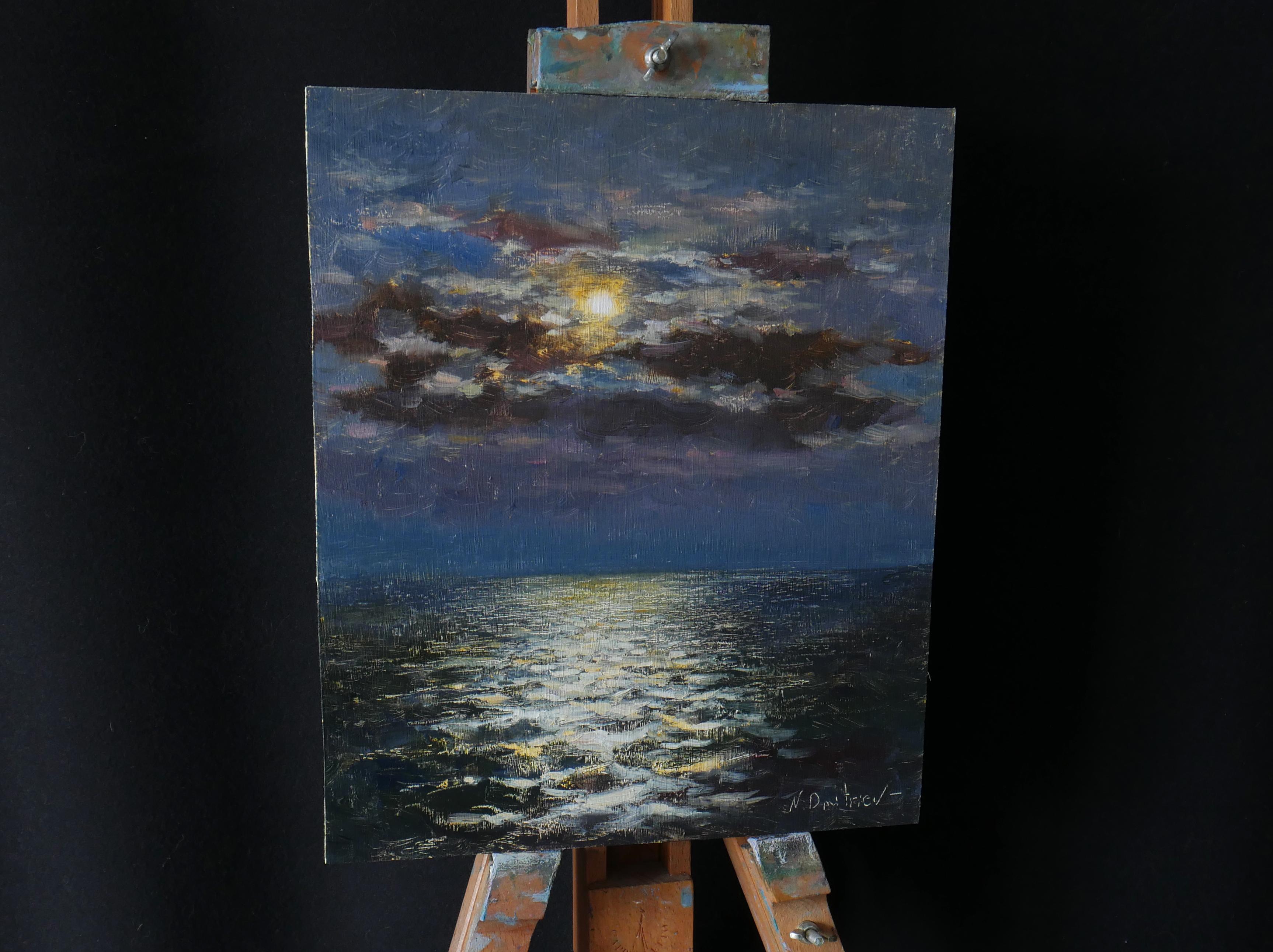 Light Of Deep Night - Painting by Nikolay Dmitriev