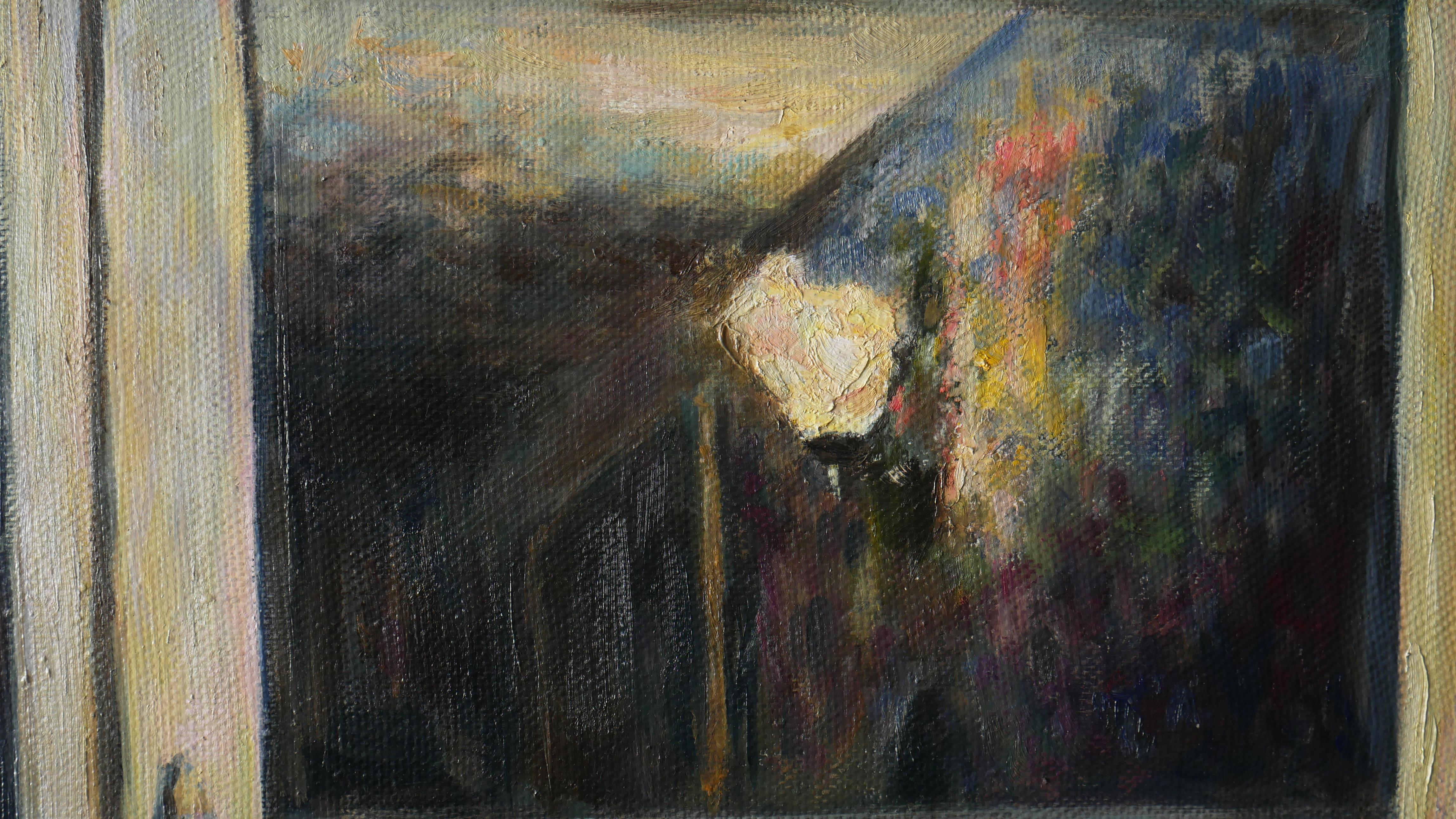 Marqués se quedó dormido. Pintura al óleo en venta 5