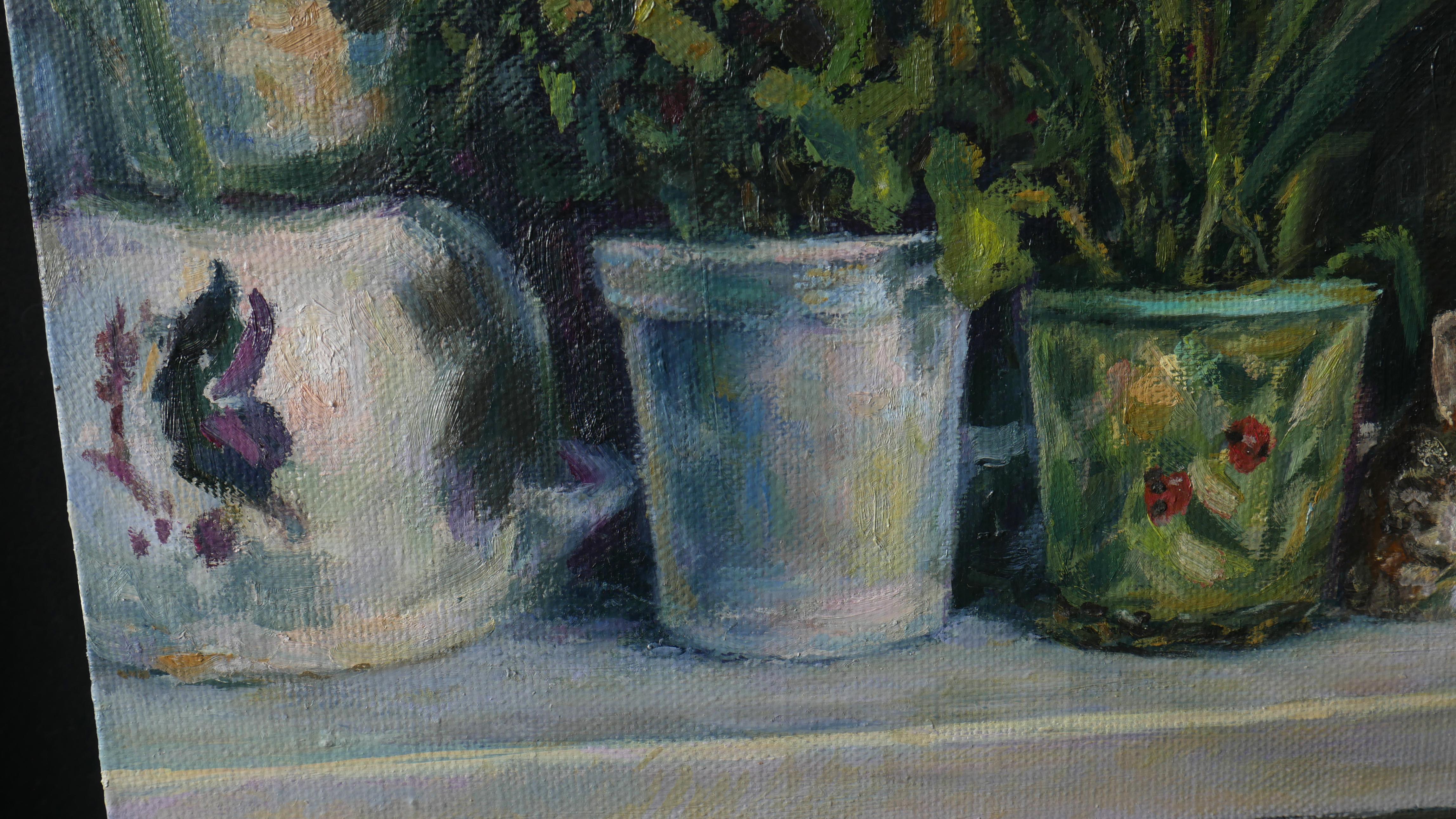 Marqués se quedó dormido. Pintura al óleo en venta 9