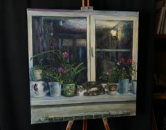 Marquis Fell Asleep. Oil painting