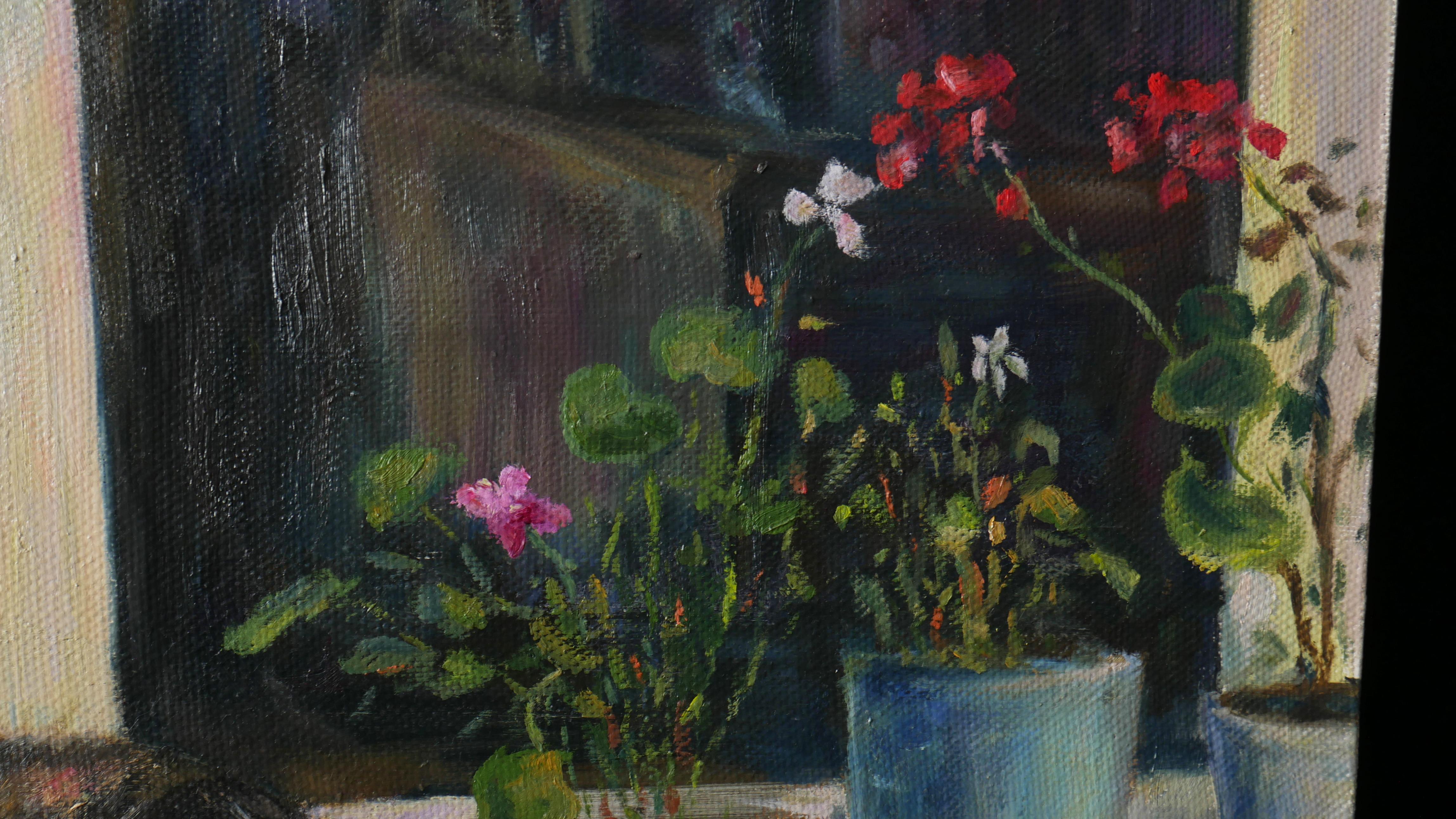 Marqués se quedó dormido. Pintura al óleo en venta 3