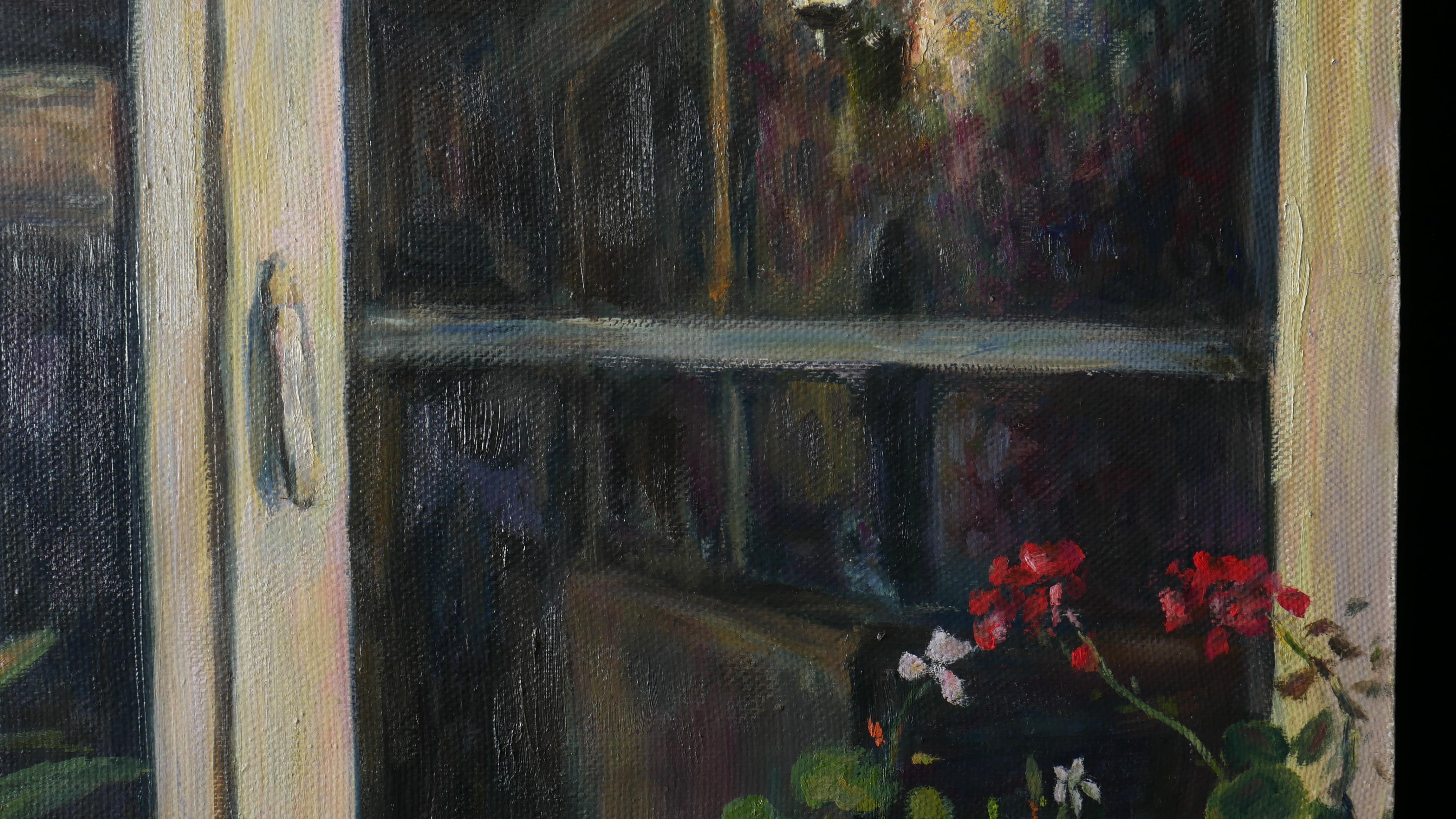 Marqués se quedó dormido. Pintura al óleo en venta 4