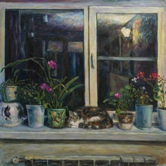 Marquis endormi. Peinture à l'huile