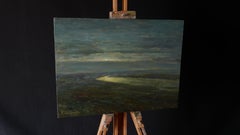 Silence - peinture de paysage de nuit