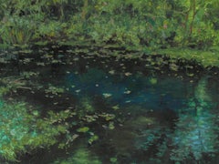 The Autumn Evening Backwater – Original Ölgemälde