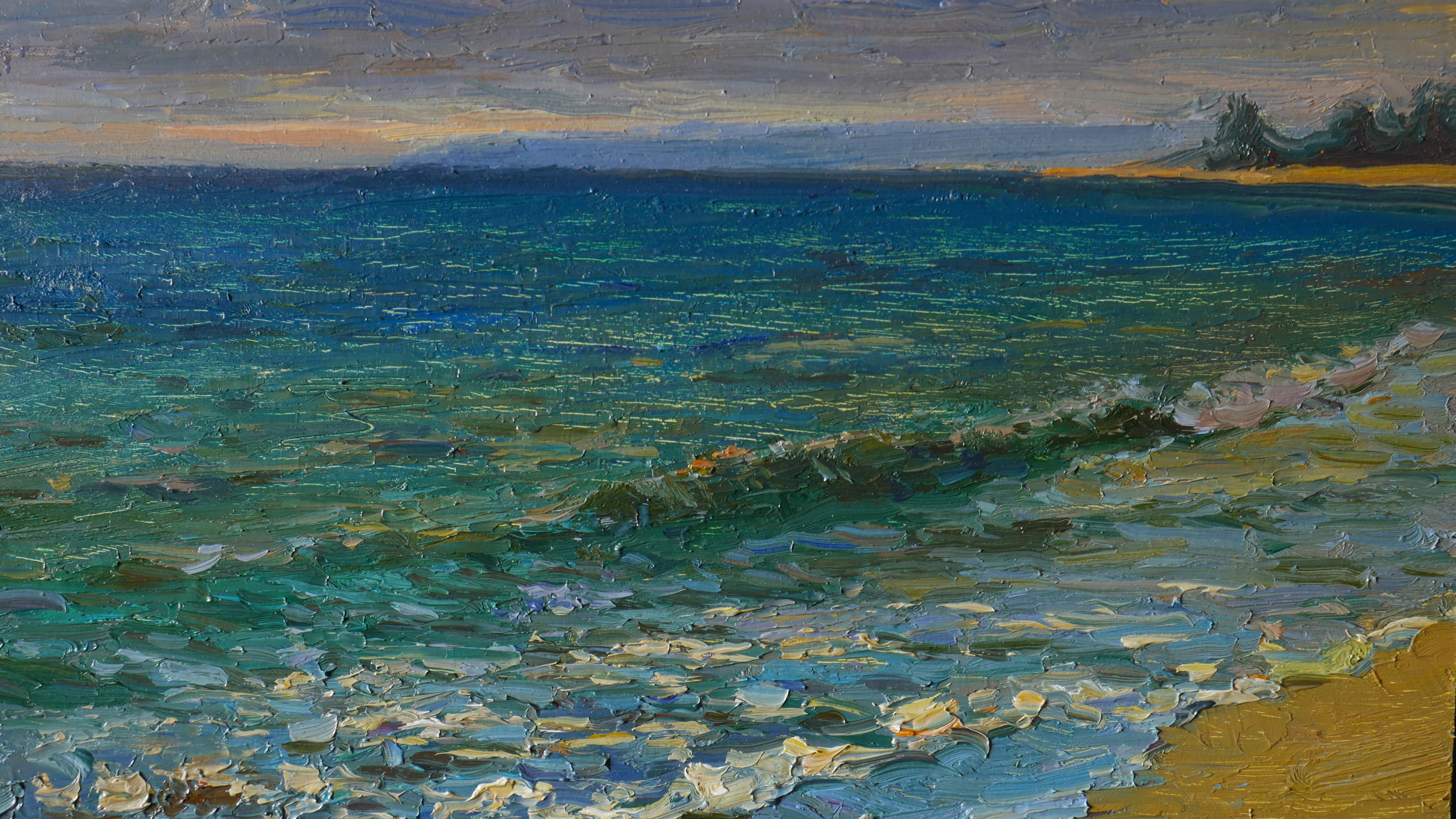 The Black Sea - summer seascape painting For Sale 1