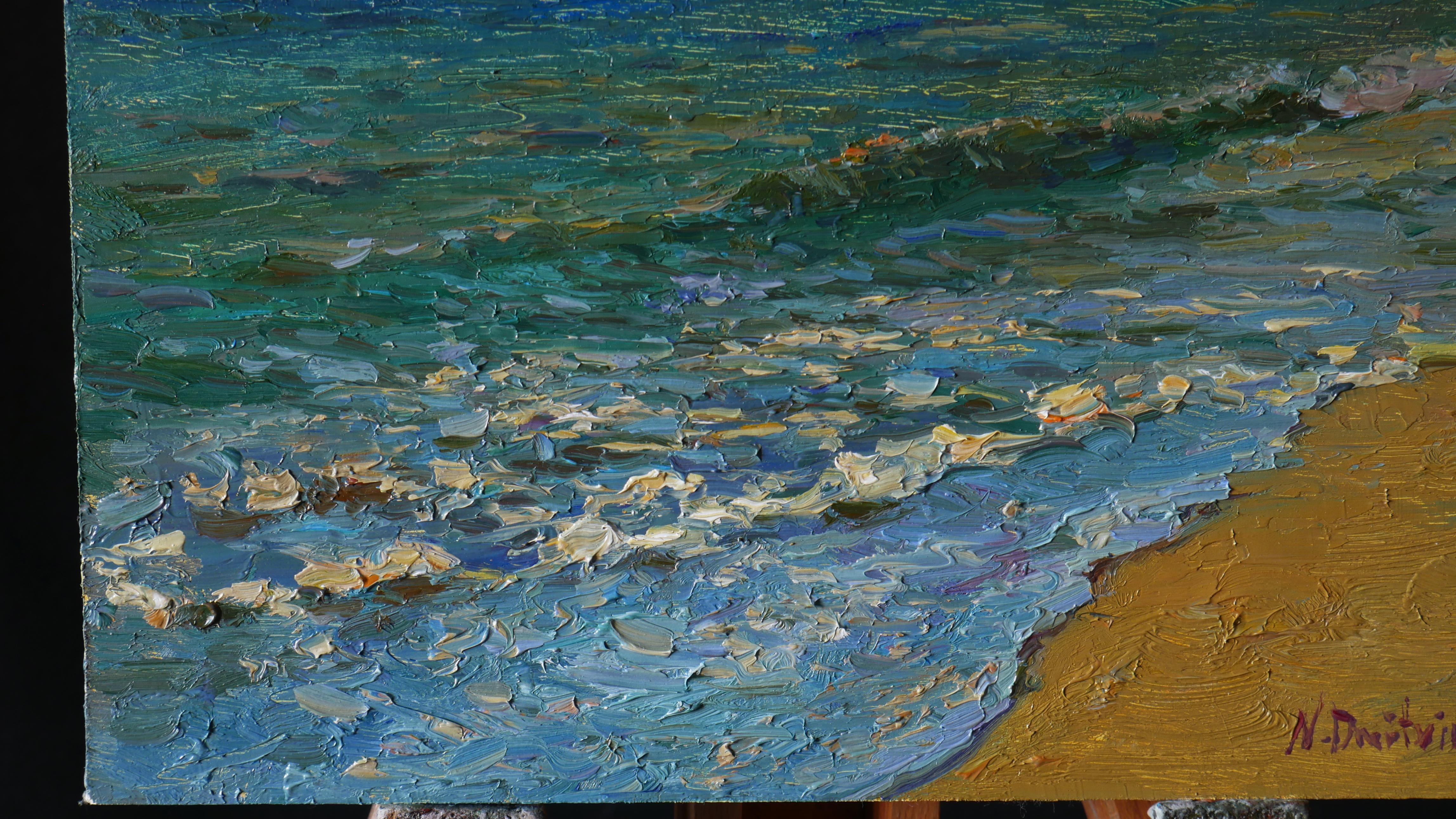 The Black Sea - summer seascape painting For Sale 2