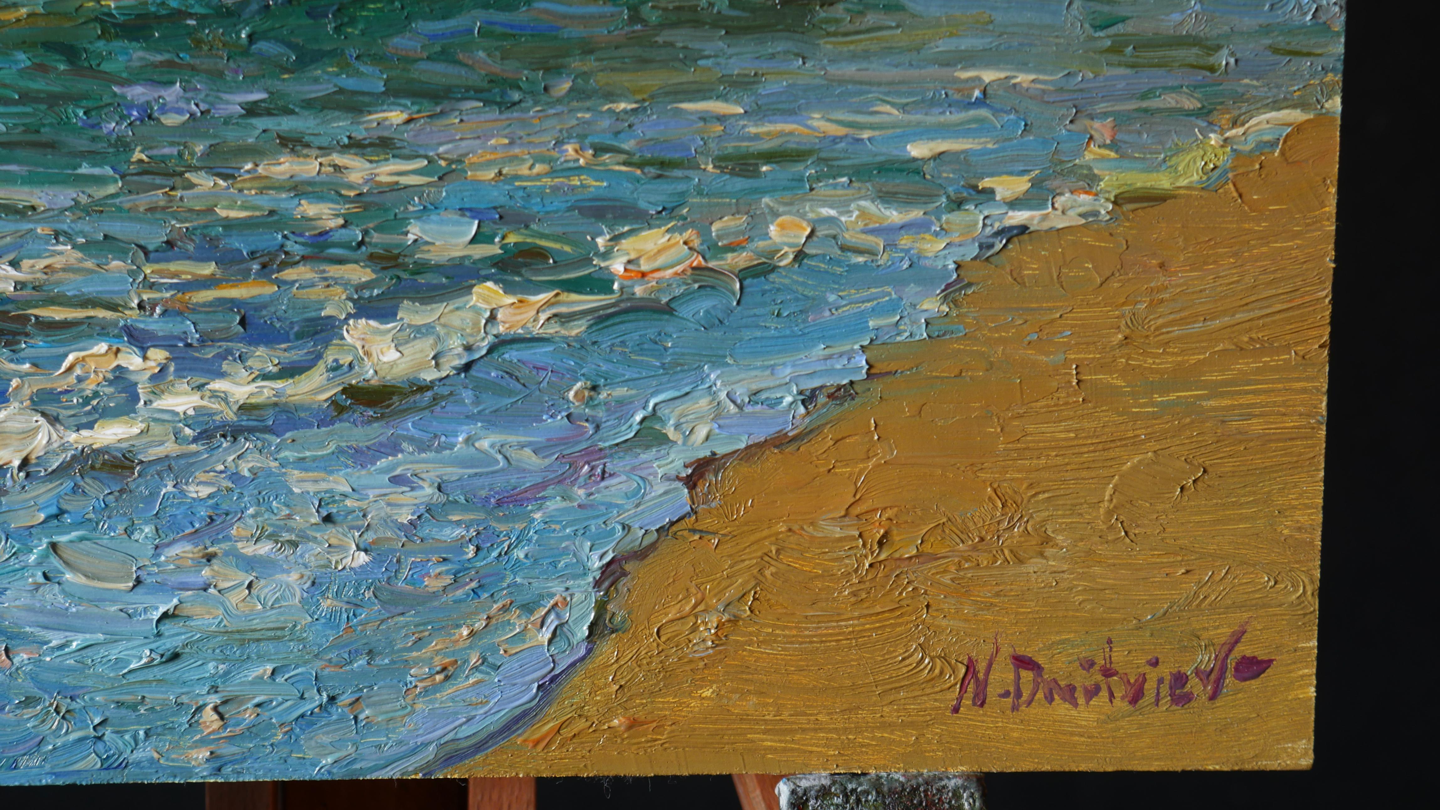 The Black Sea - summer seascape painting For Sale 3