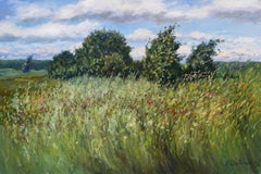 The Gust Of July Wind. Oil painting