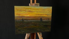 The First Ray - peinture de paysage originale
