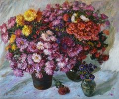 Le luxuriant bouquet de fleurs d'automne