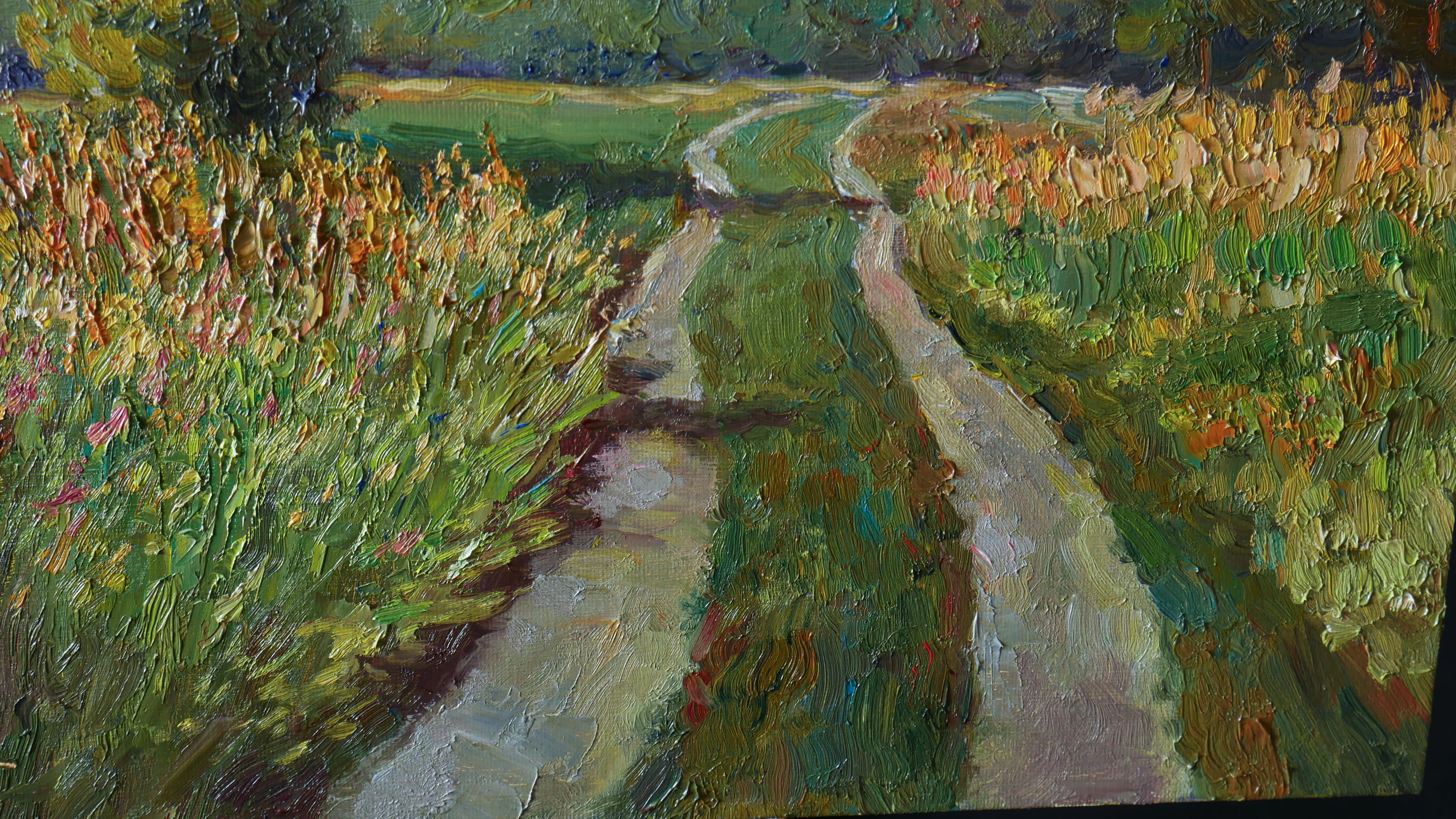 The Path Under The Clouds. Ölgemälde im Angebot 2