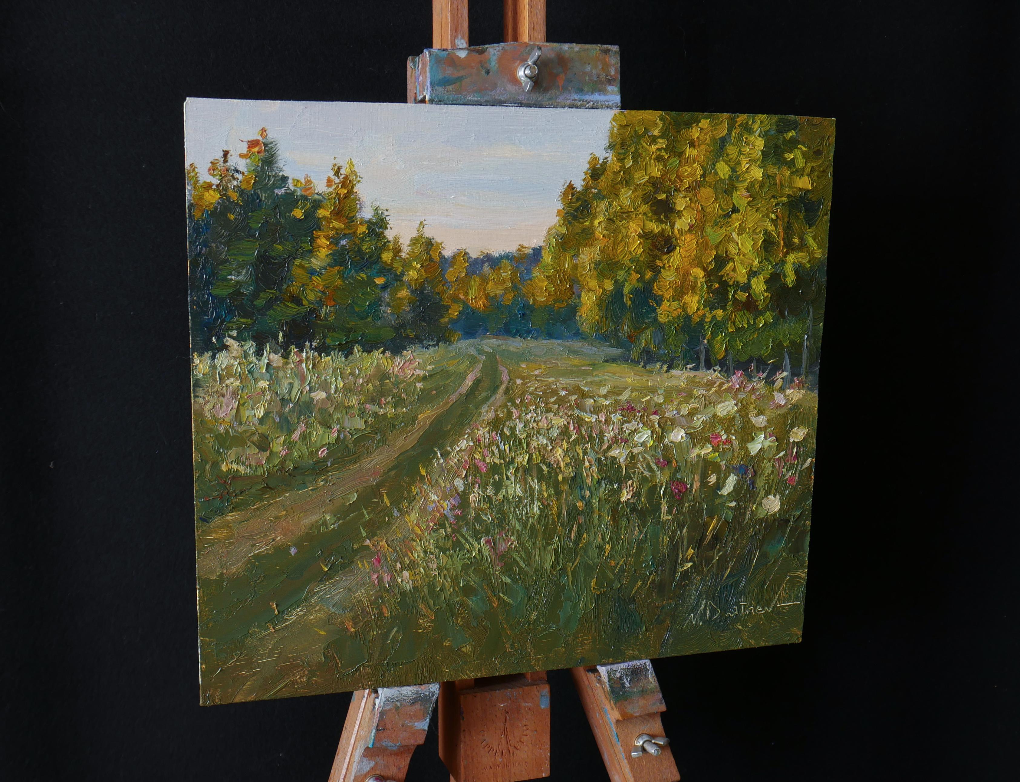 La sera d'estate. Pittura ad olio - Painting di Nikolay Dmitriev