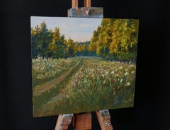 The Summer Evening. Oil painting