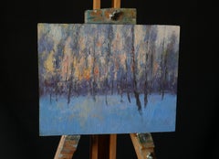 Il sole d'inverno - paesaggio invernale originale