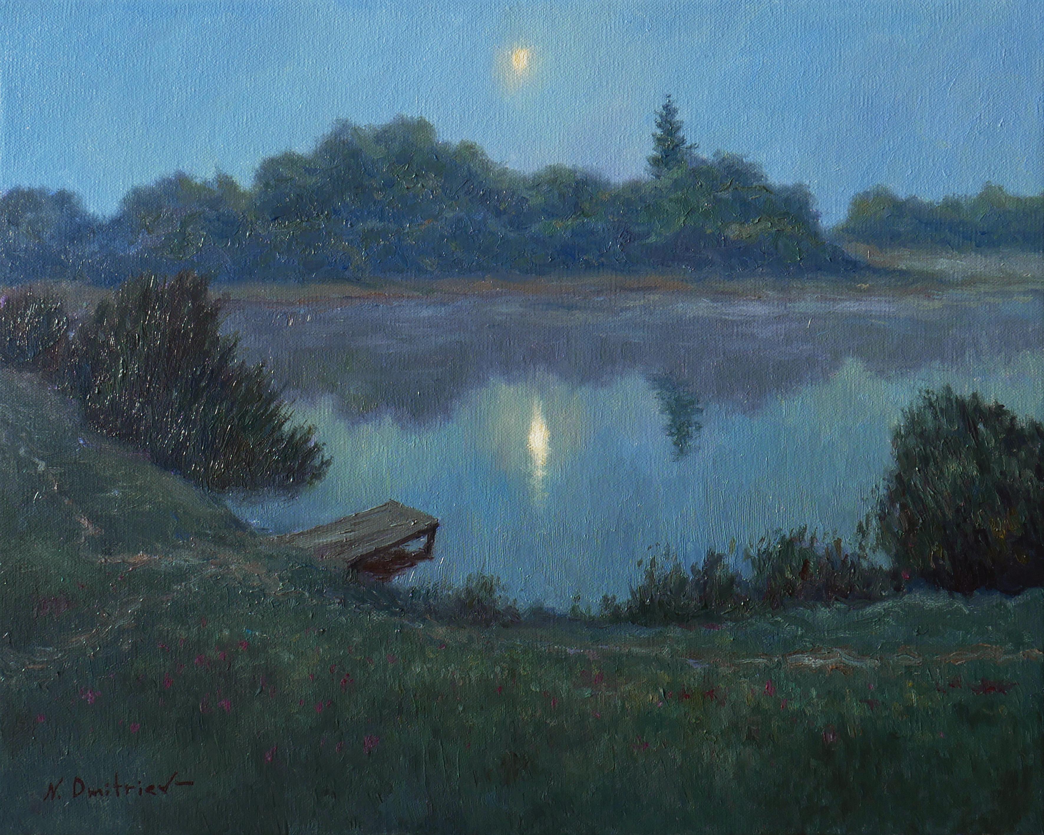 Landscape Painting di Nikolay Dmitriev - La voce del silenzio