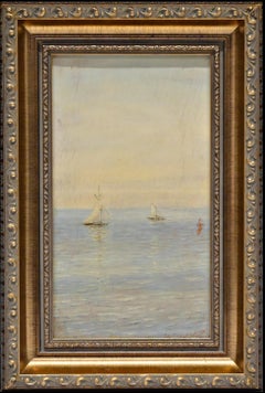 "Sailing ships at sea"