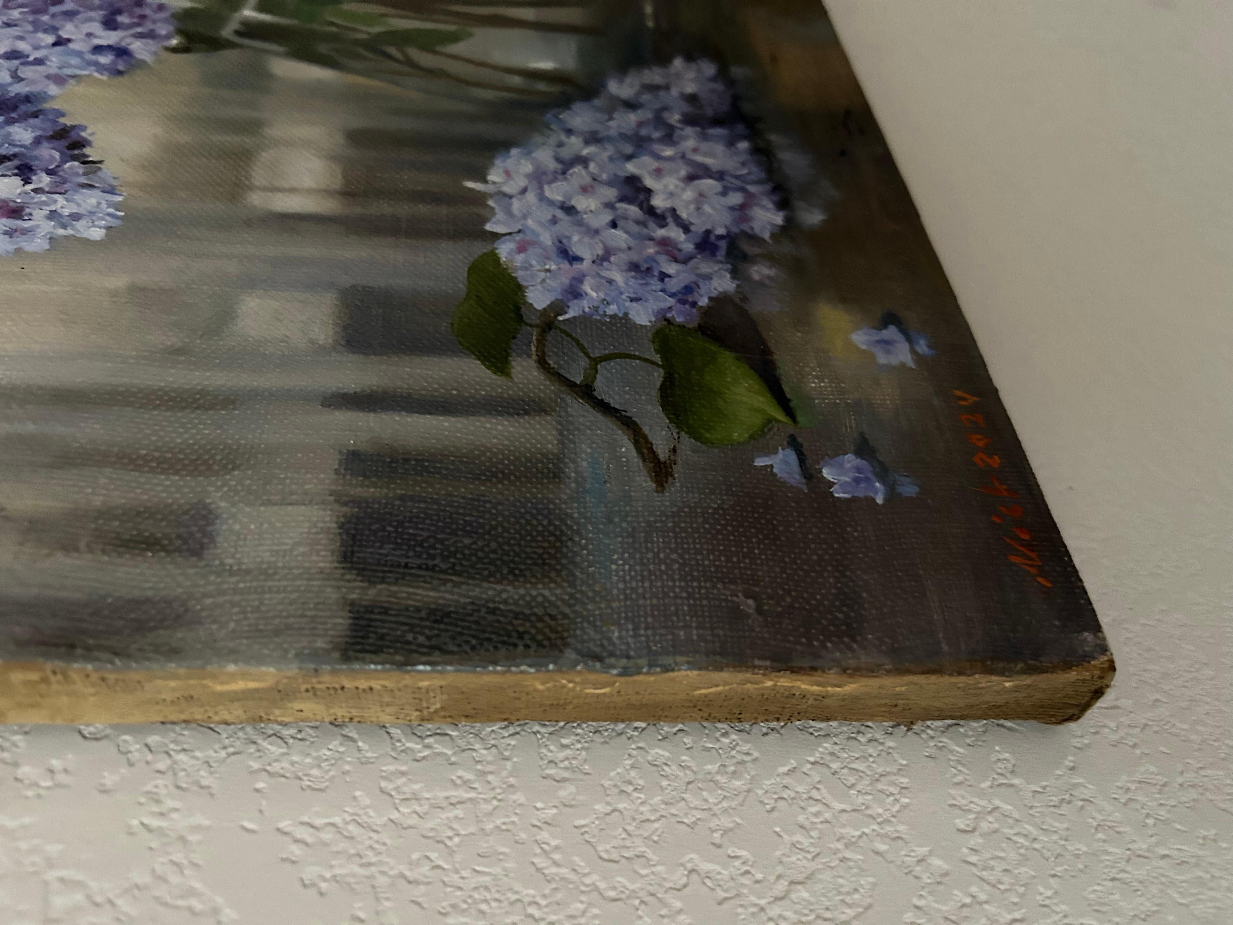 Natura morta di primavera, pittura a olio - Painting di Nikolay Rizhankov