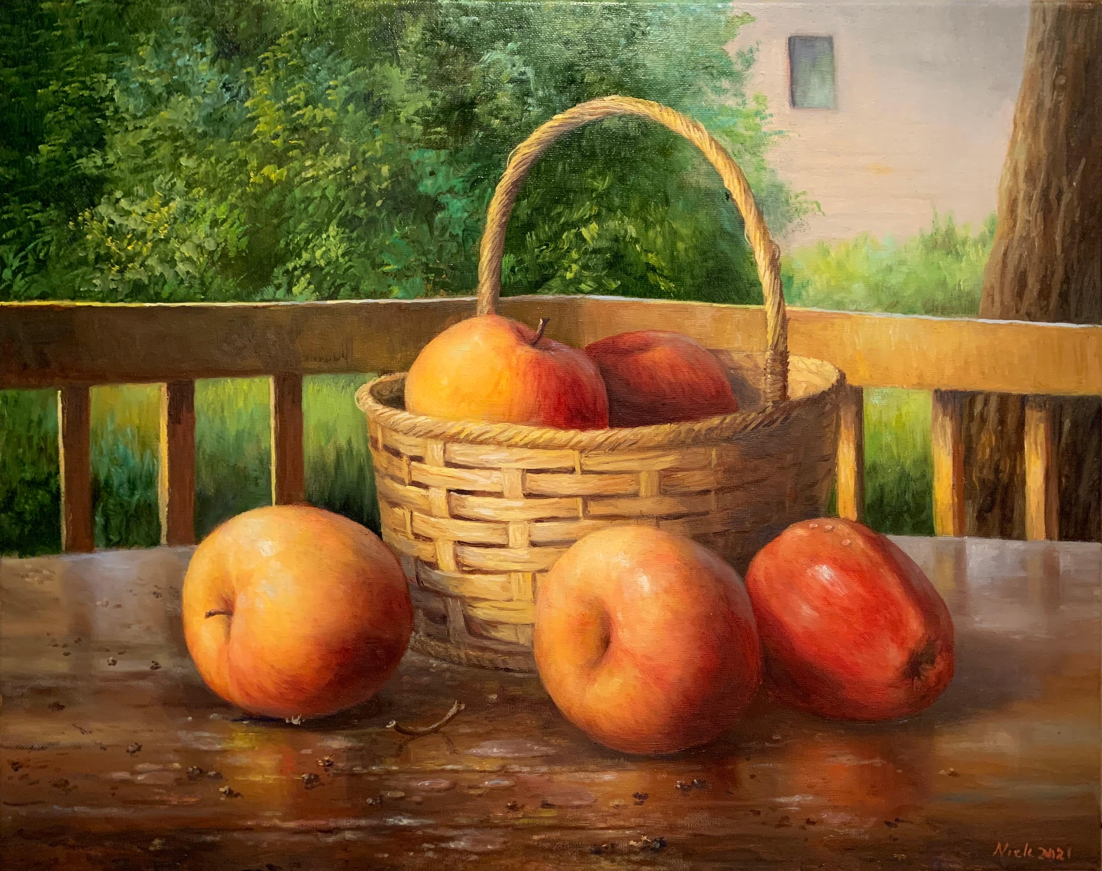 Nikolay Rizhankov Still-Life Painting - Summer. After Rain., Oil Painting