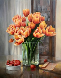 Tulips, Oil Painting