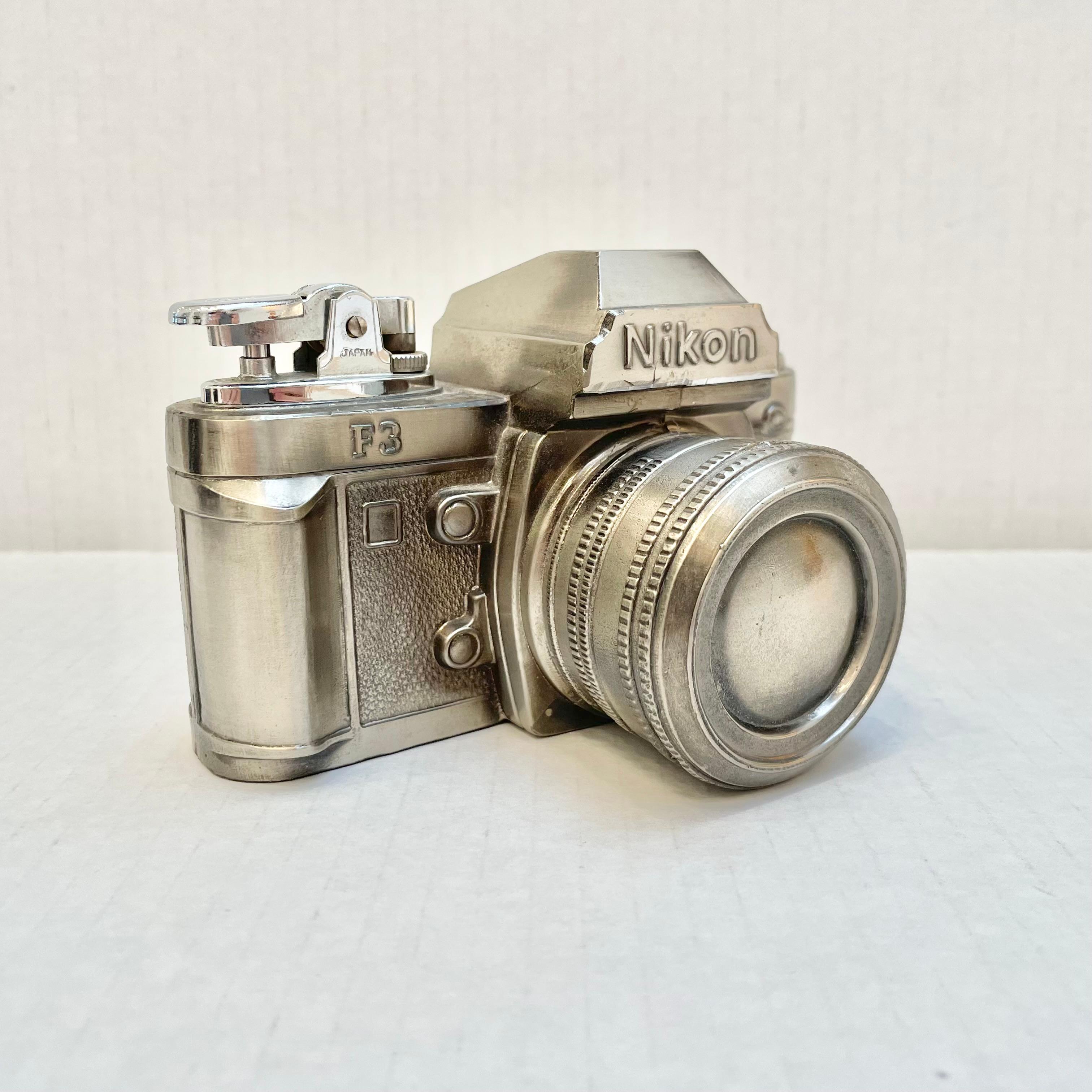 Japanese Nikon Camera Lighter, 1980s Japan For Sale