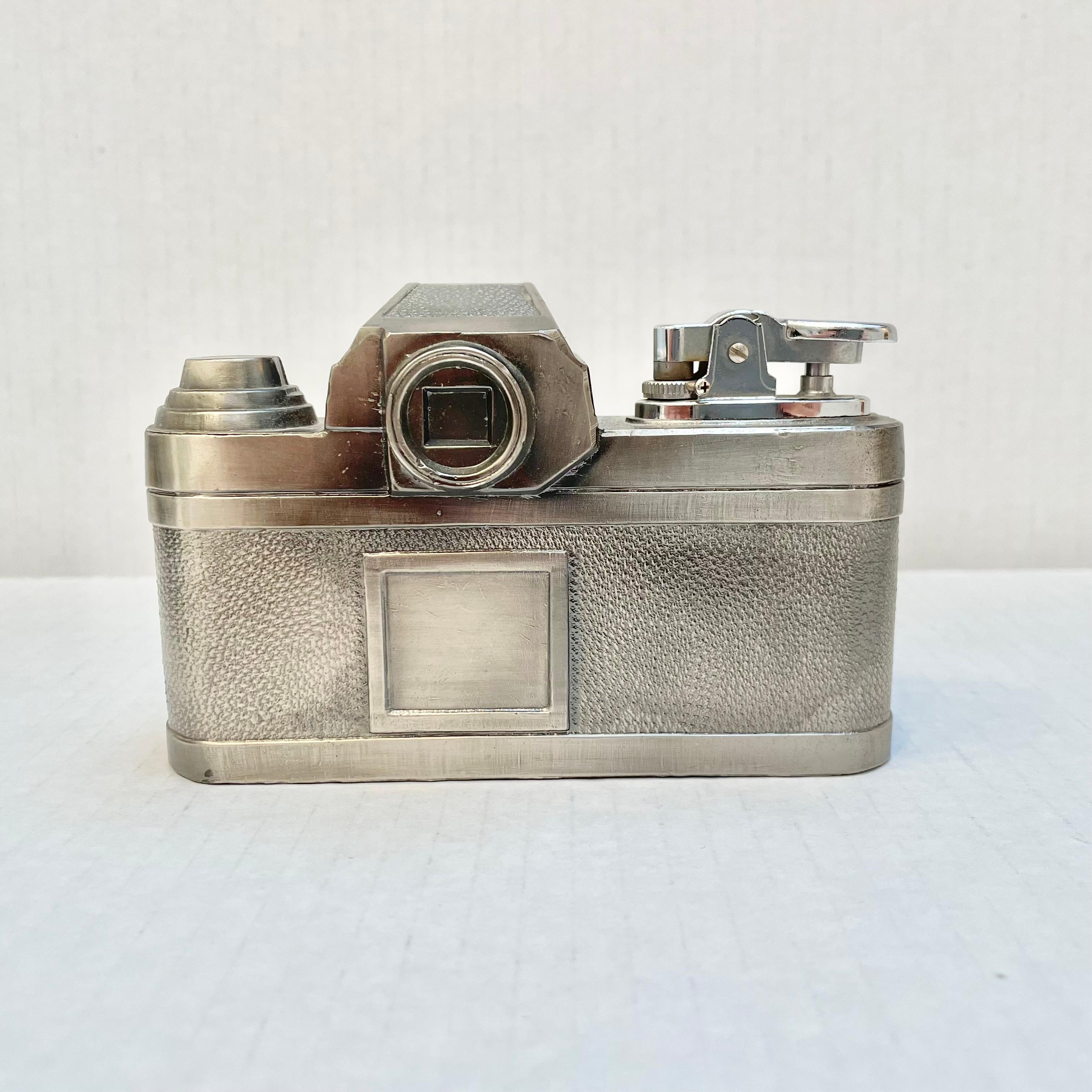 Metal Nikon Camera Lighter, 1980s Japan For Sale