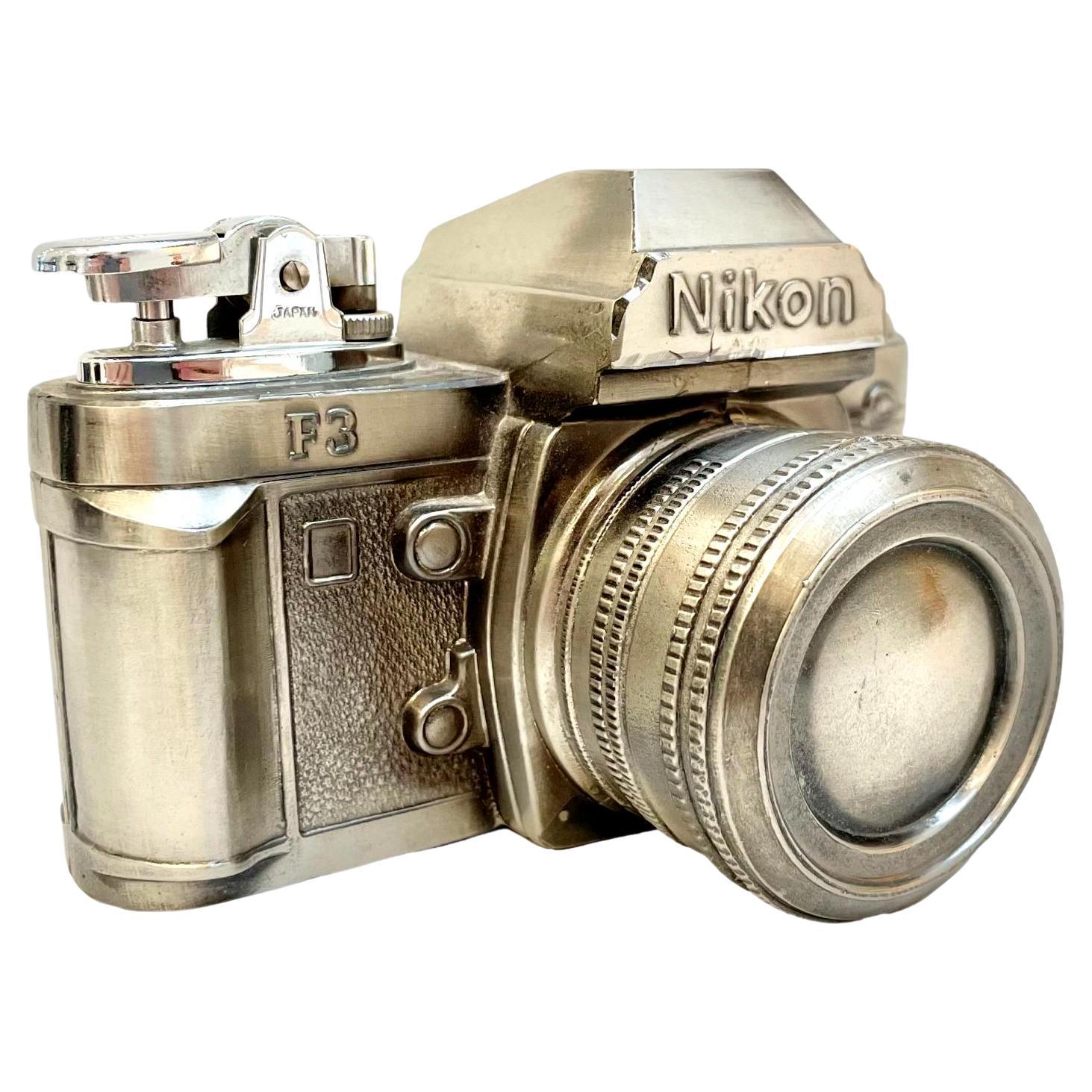 Nikon Camera Lighter, 1980s Japan For Sale