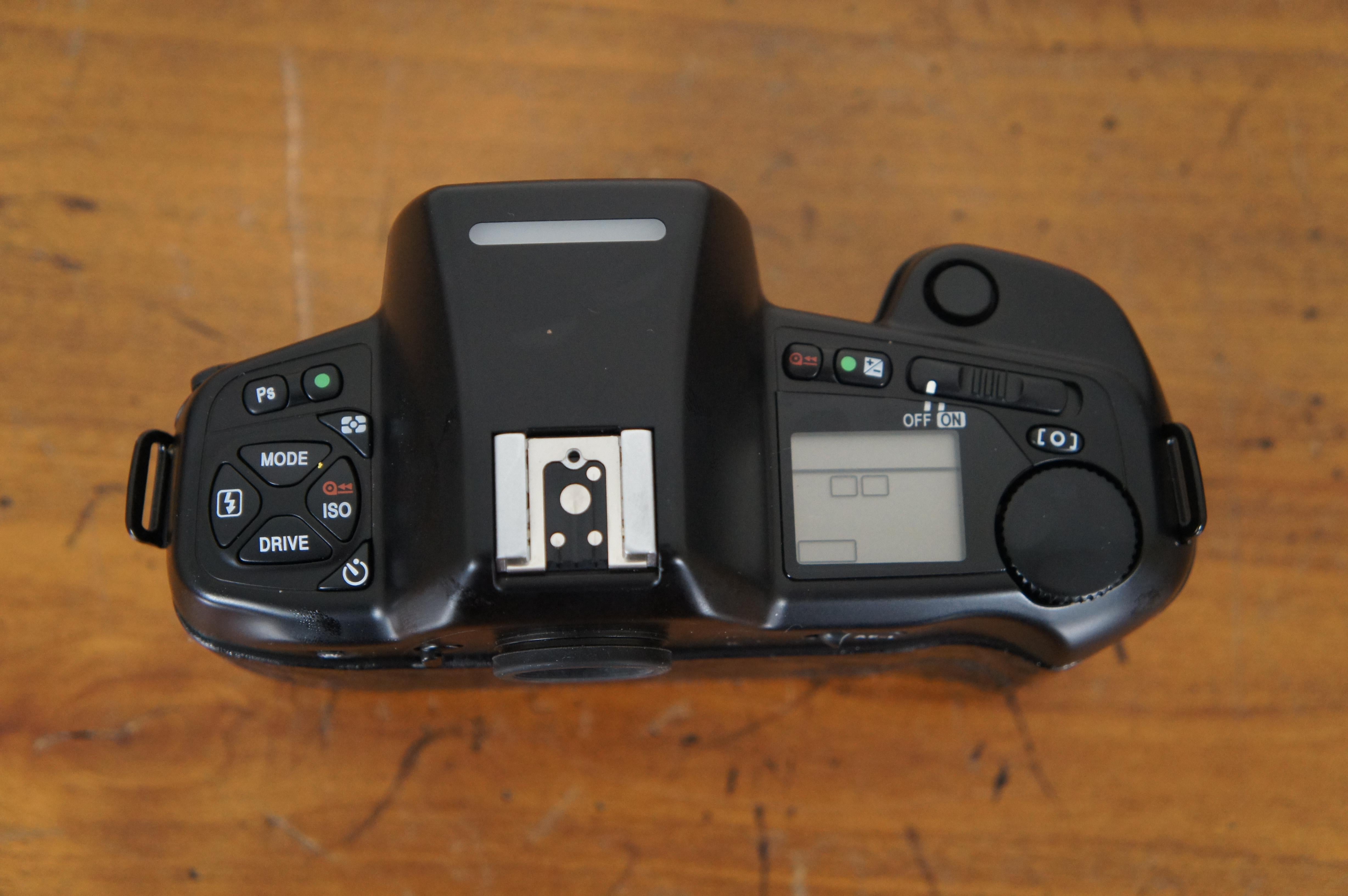 Metal Nikon Lot N90 35mm Camera with MB-10 Grip SB-25 Flash MF-26 Control For Sale