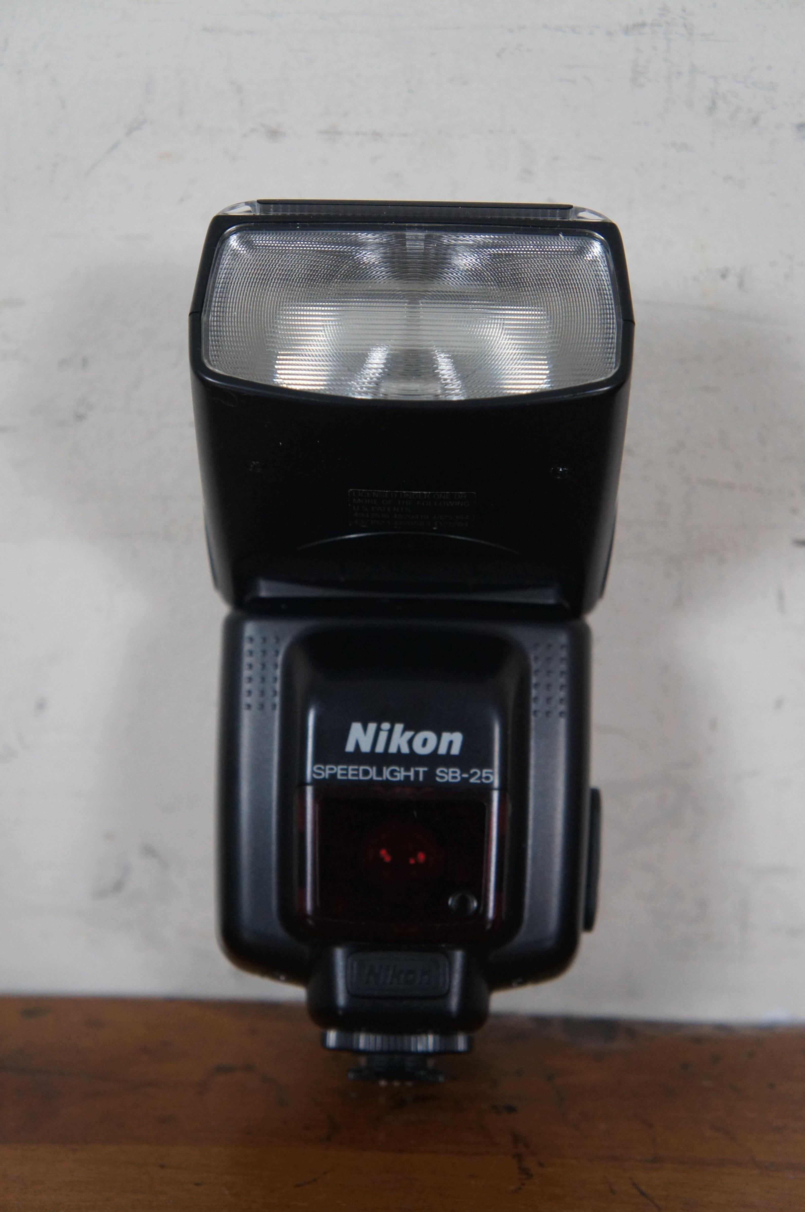 Nikon Lot N90 35mm Camera with MB-10 Grip SB-25 Flash MF-26 Control For Sale 3
