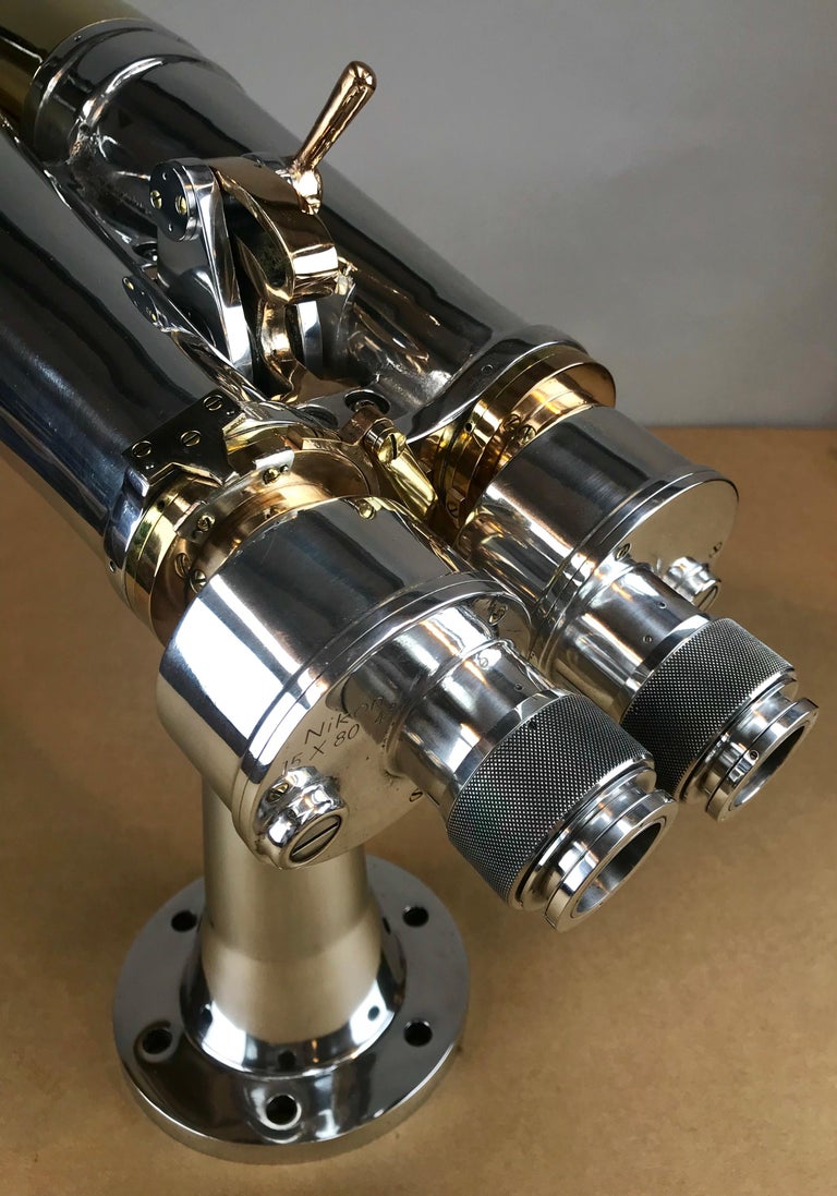 Nikon WWII Navy Battleship Big Eye Binoculars For Sale at 1stDibs