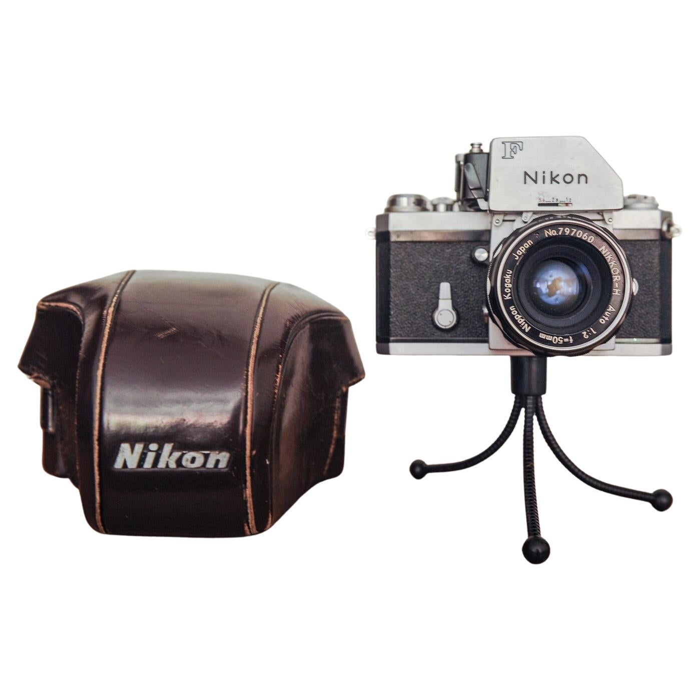 Nikon's Photomic FTn 35mm SLR Camera Fitted with Nikkor-H 50mm Prime Lens F2.0  For Sale