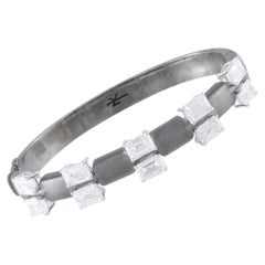 nikos koulis 18K White Gold and Titanium 10.19ct Diamond Bracelet NK16-060426