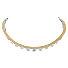 nikos koulis 18K Yellow Gold 11.64ct Diamond Choker Necklace NK17-060426
