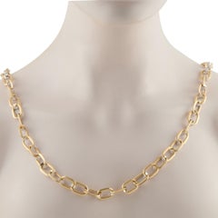 Nikos Koulis - Collana con catena di diamanti in oro giallo 18 carati da 16,50 carati NK08-041726