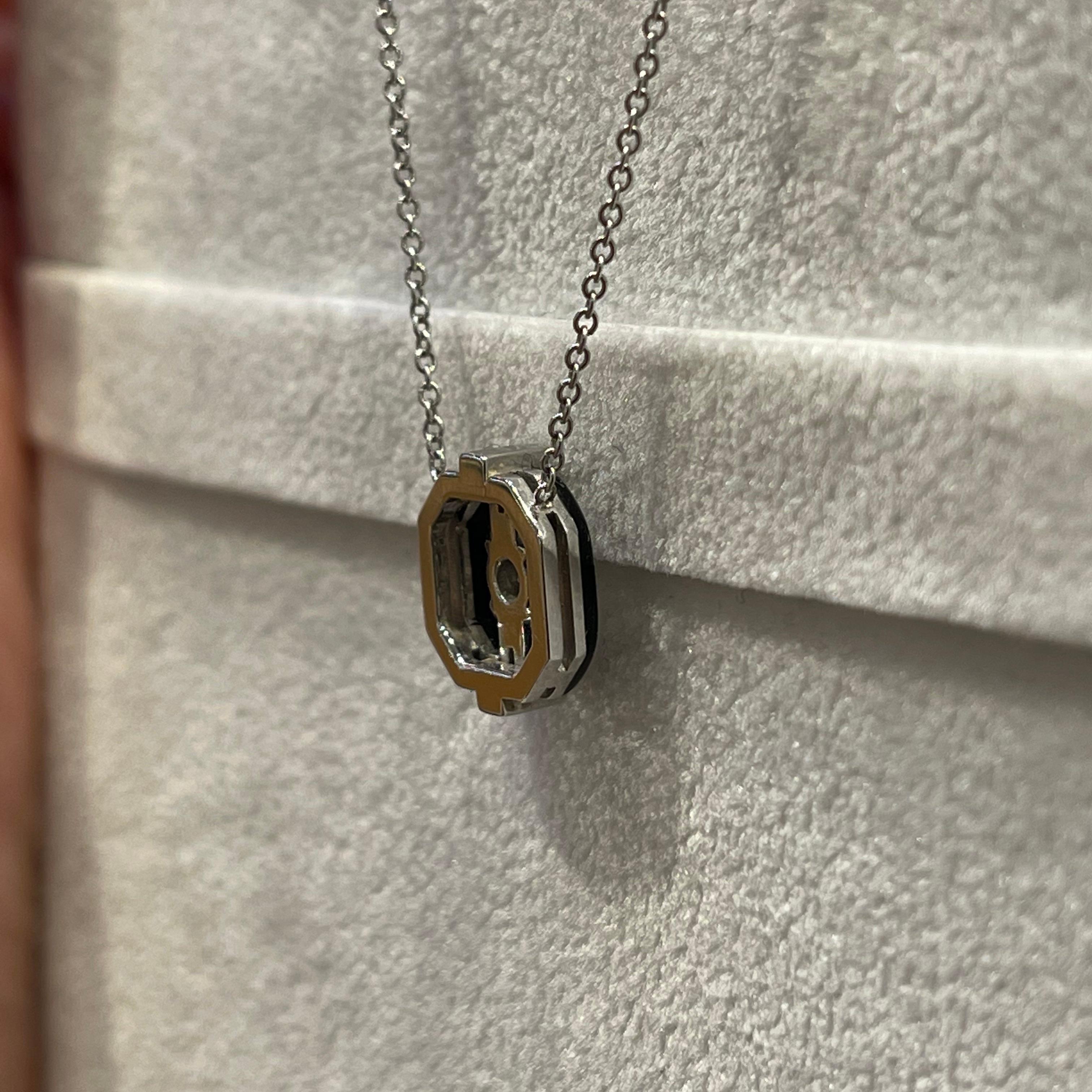 Brilliant Cut Nikos Koulis Oui Diamond Pendant Necklace