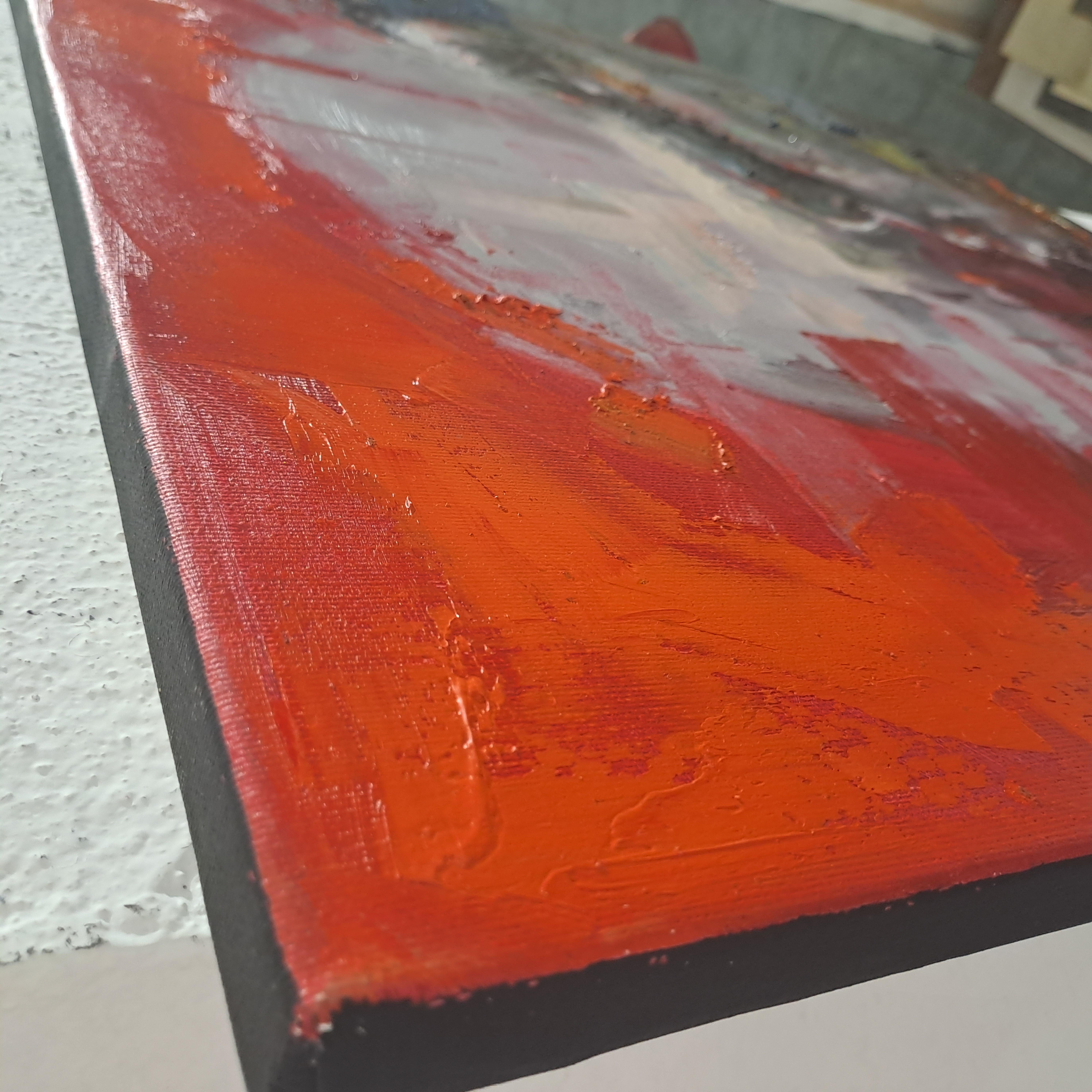 Sunrise - Contemporary Painting by Nikos Vavatsis