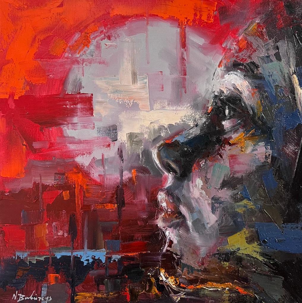 Nikos Vavatsis Portrait Painting - Sunrise