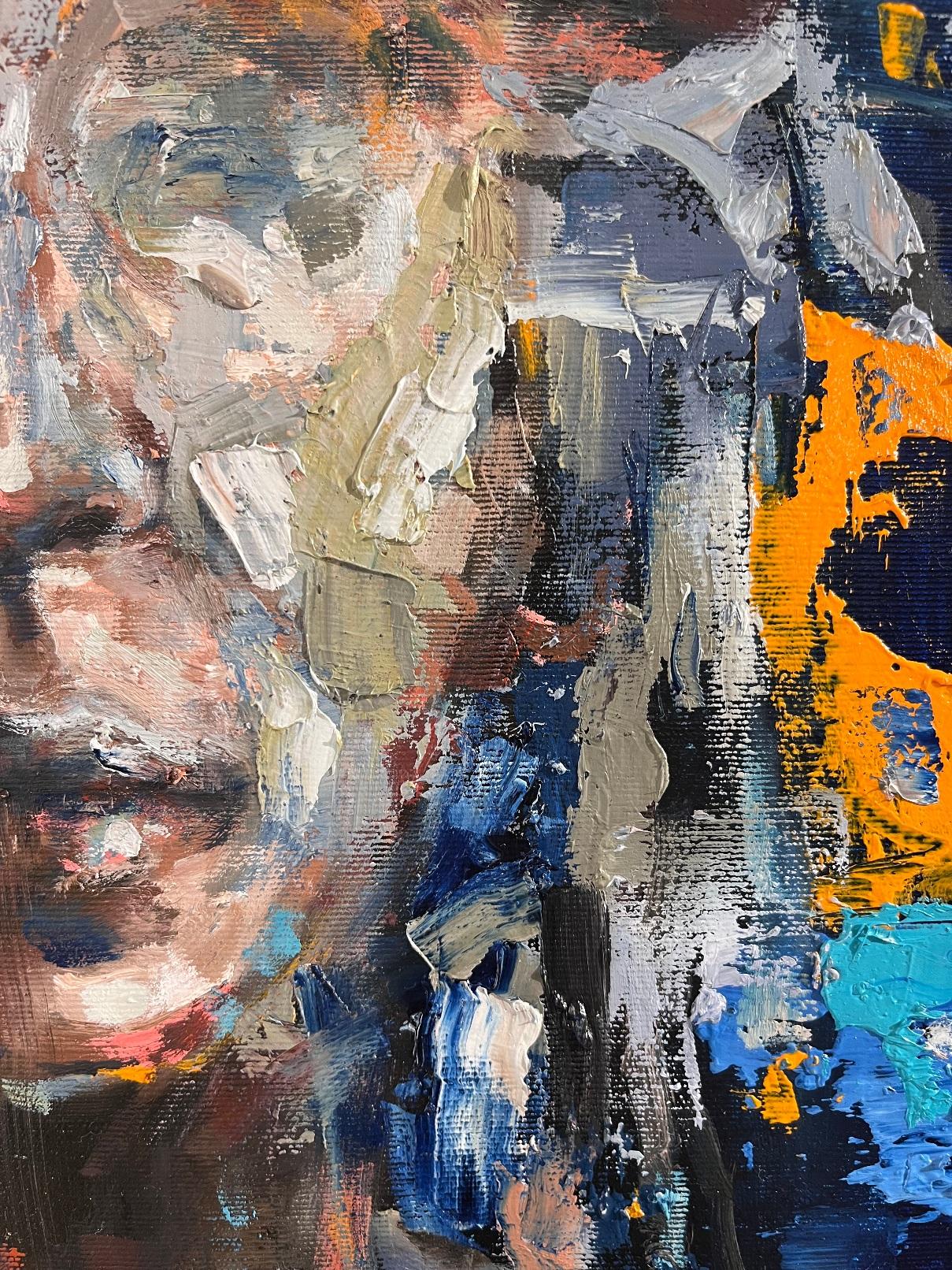 UNBETITELTE GESICHTER'24 – Painting von Nikos Vavatsis