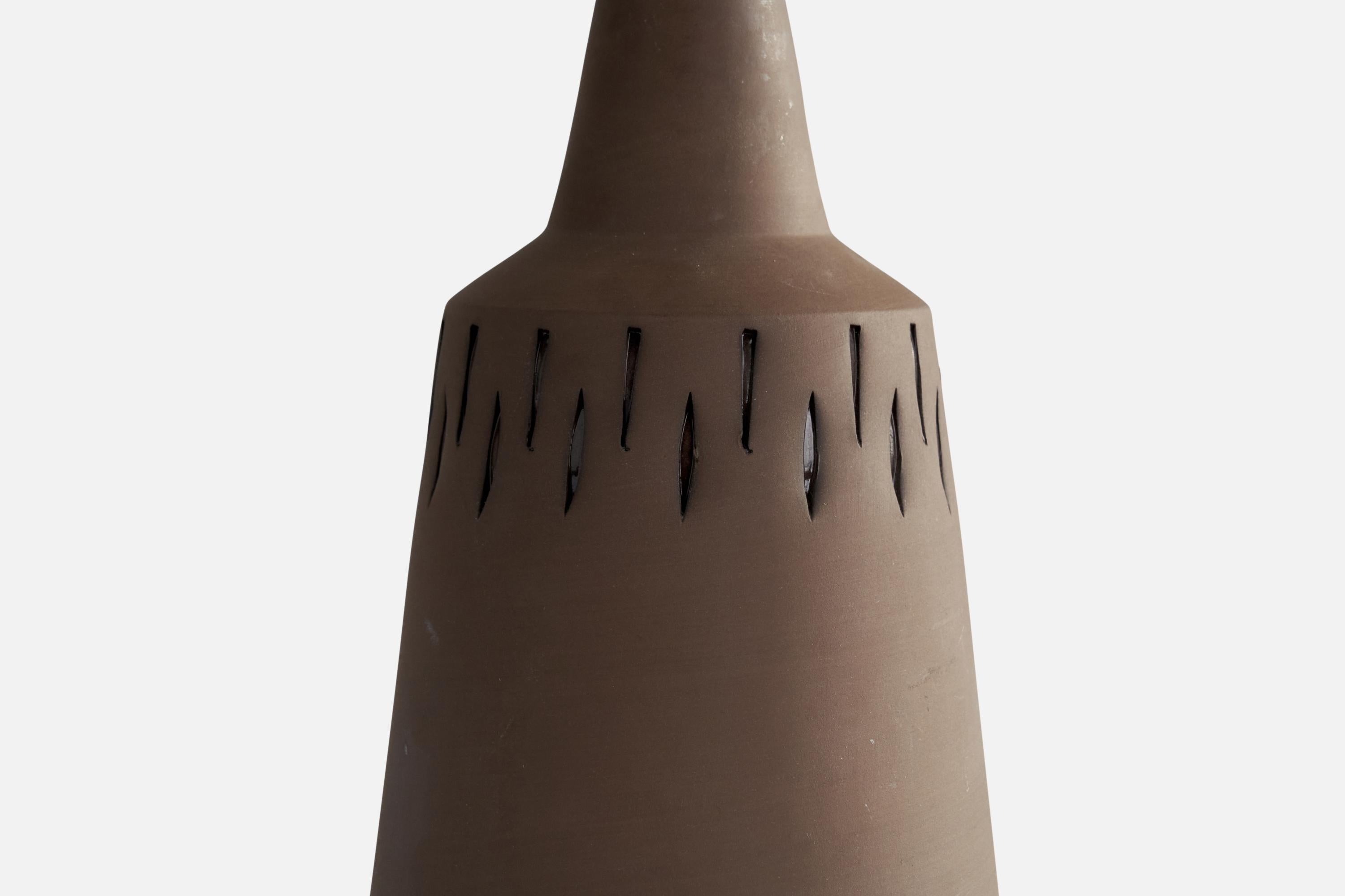 Fin du 20e siècle Lampe de bureau Nila Keramik, Céramique, Suède, 1970 en vente